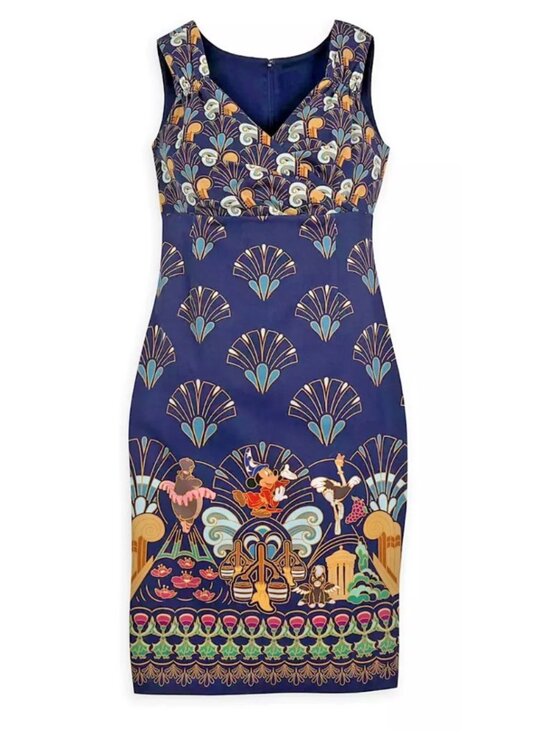 Disney Dresses & Skirts - Disney Dress Shop Dress Wonder of Fantasia Art Deco Sheath 1X Plus